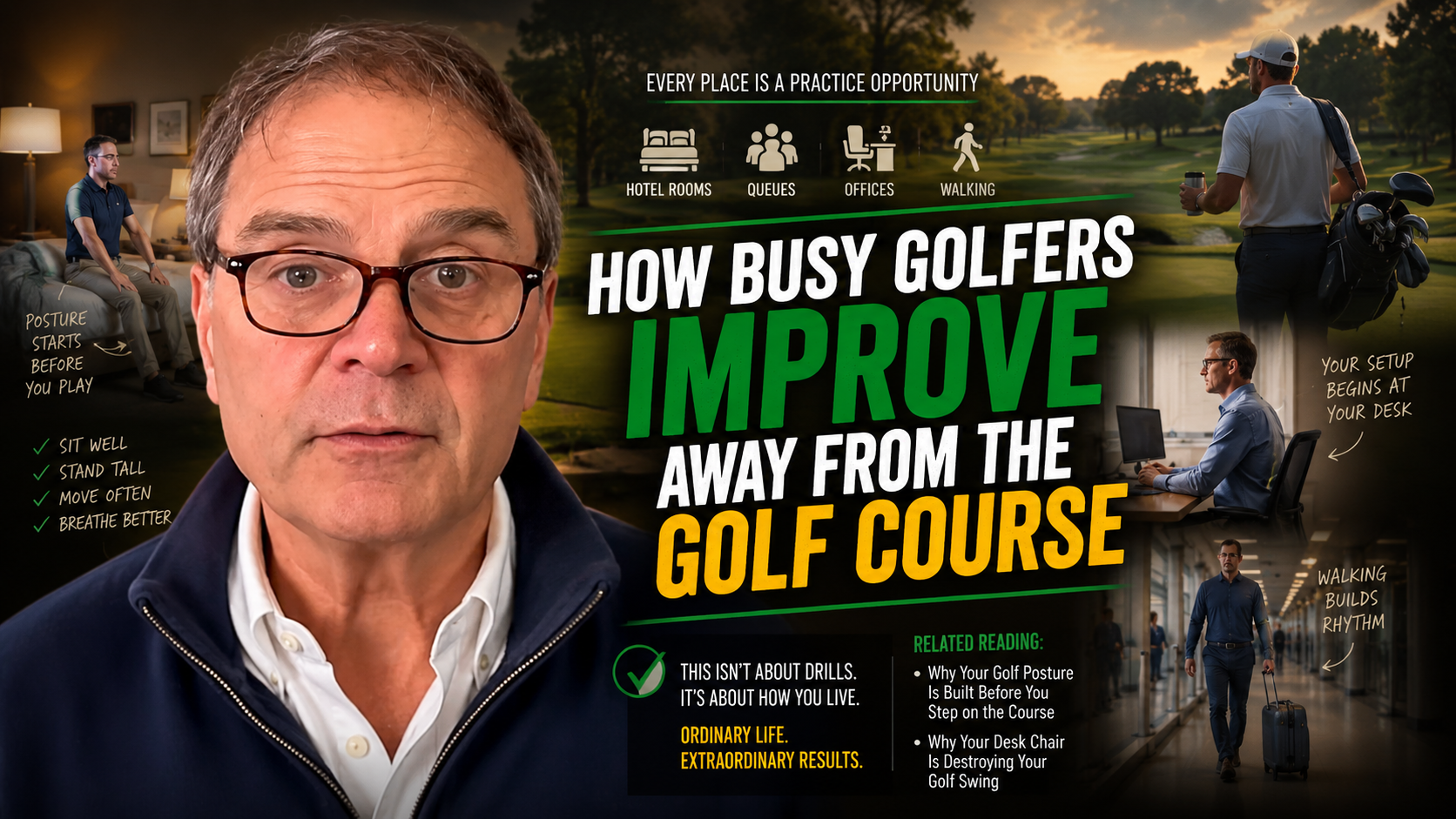 How Busy Golfers Improve Away From the Golf Course