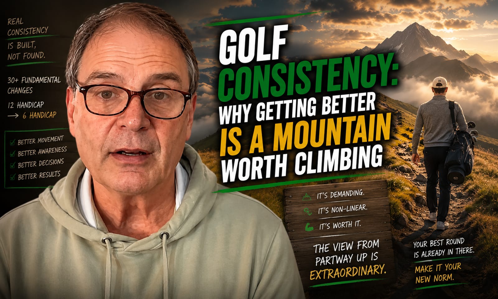 Golf Consistency: Why Getting Better Is a Mountain Worth Climbing