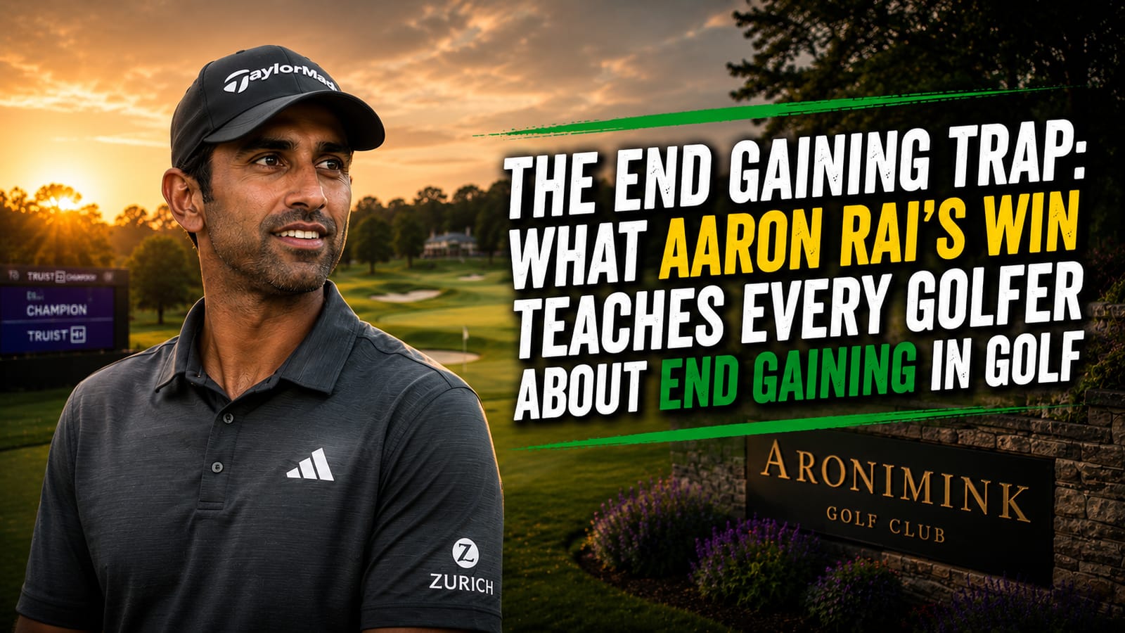 The End Gaining Trap: What Aaron Rai's Win Teaches Every Golfer